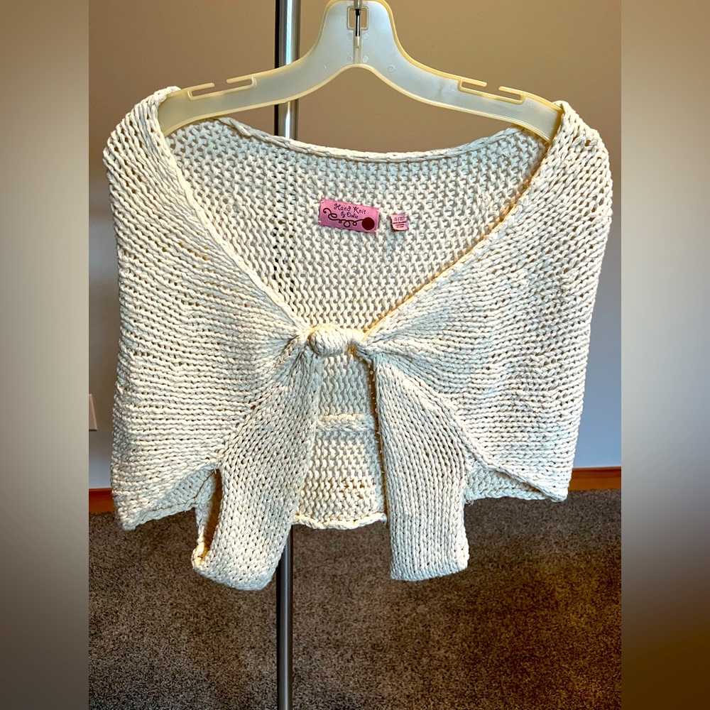 Anthropolgie one-button shawl